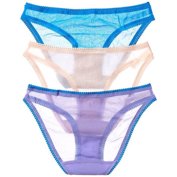 Ongossamer Womens 3Pk Hip Bikini - Picture 2 of 3